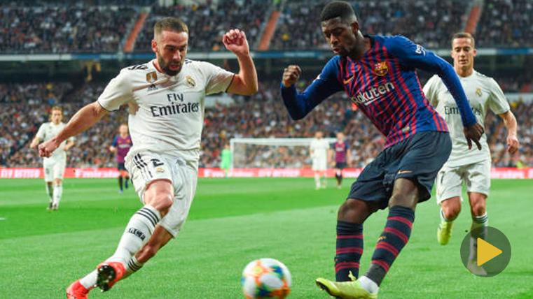 Ousmane Dembélé And Dani Carvajal, in a played of the Classical