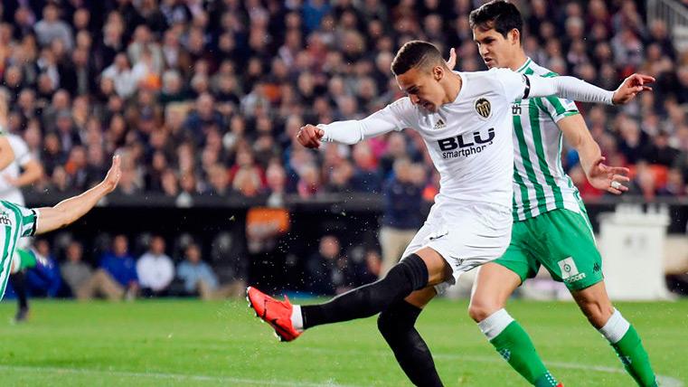 Rodrigo Moreno in a played against the Betis