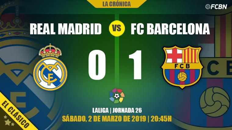 El Barça derrotó al Real Madrid