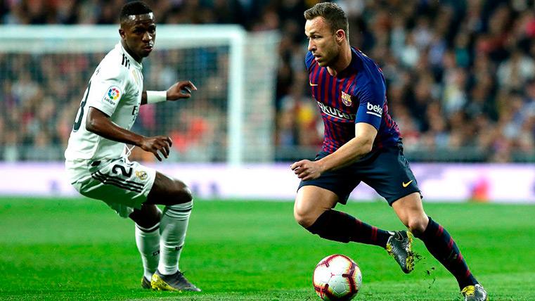 Arthur was one of the best of the Barça in the Bernabéu