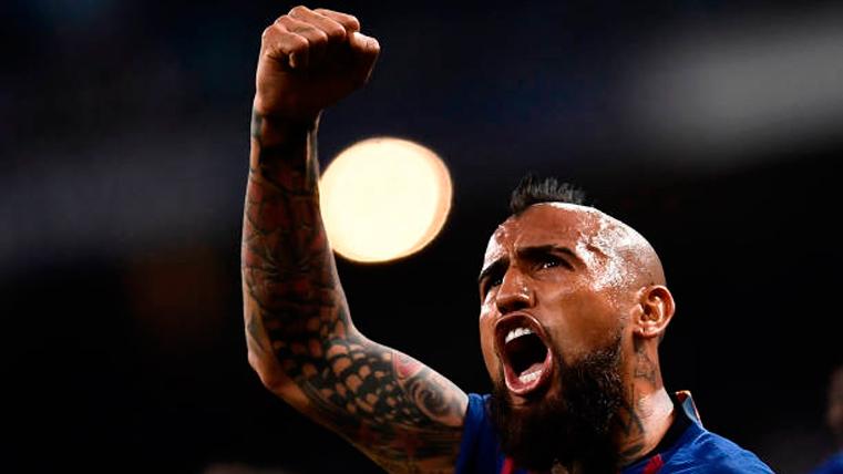 Arturo Vidal played a partidazo in front of the Real Madrid