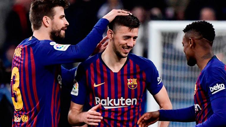 Lenglet, congratulated by Hammered and Semedo in the party against the Madrid