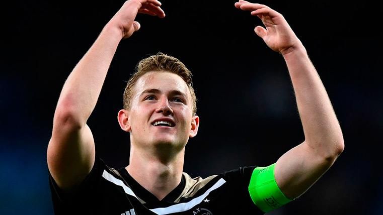 Of Ligt celebrates the victory against the Real Madrid
