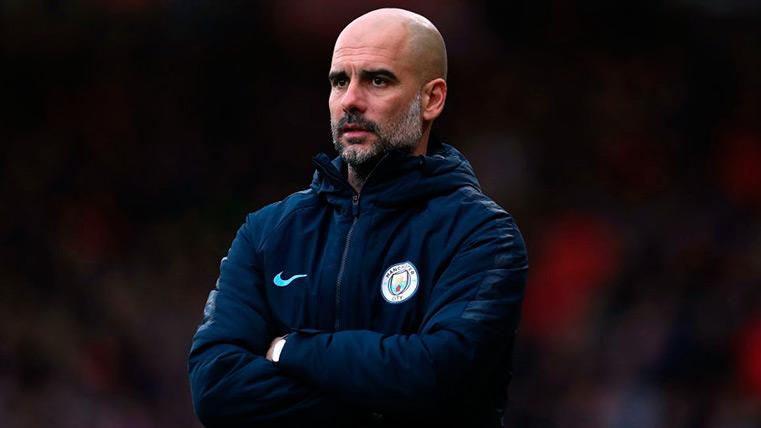 Guardiola In a party with the Manchester City