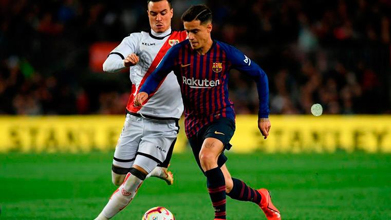 Coutinho Against the Ray Vallecano
