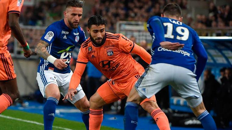 Fekir Went back to play with the Lyon and will be in the Camp Nou