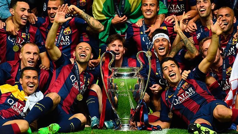 Última champions del barcelona