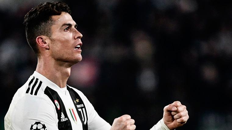 Cristiano Ronaldo celebra la victoria contra el Atlético