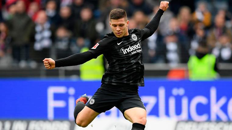 Luka Jovic In a meeting with the Eintracht
