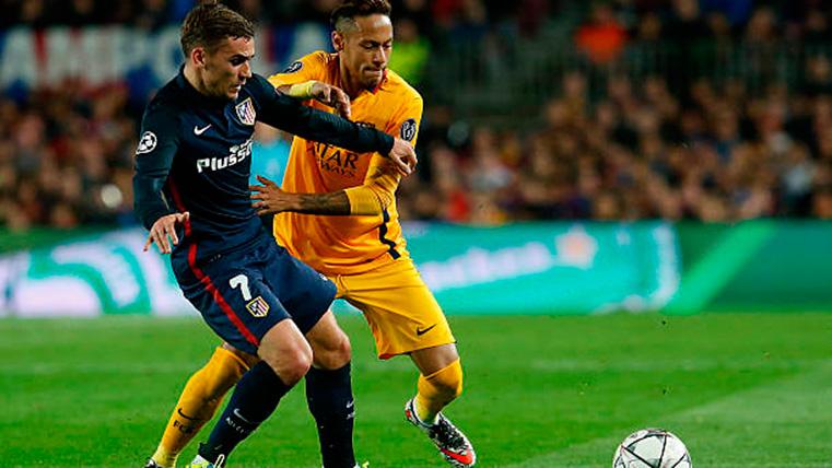 Neymar Jr And Antoine Griezmann, in an image of archive