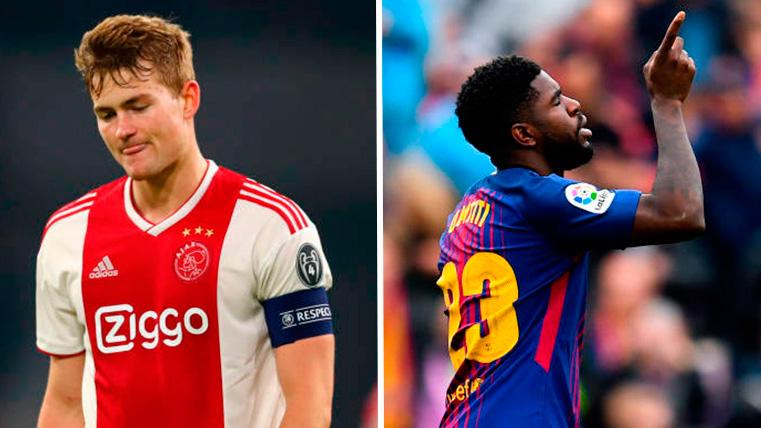 Matthijs Of Ligt and Samuel Umtiti, with Ajax and FC Barcelona