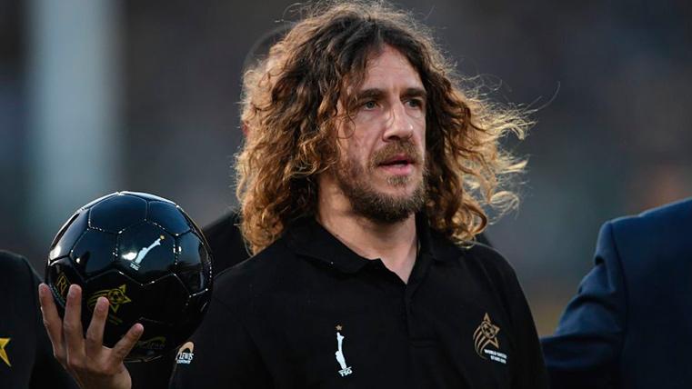 Carles Puyol in an act
