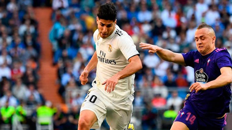 Asensio Against the Celtic with the Real Madrid