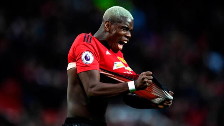 Paul Pogba, ready to break  the T-shirt of pure anger