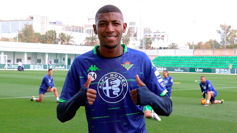 Emerson in a training with the Real Betis | RealBetis