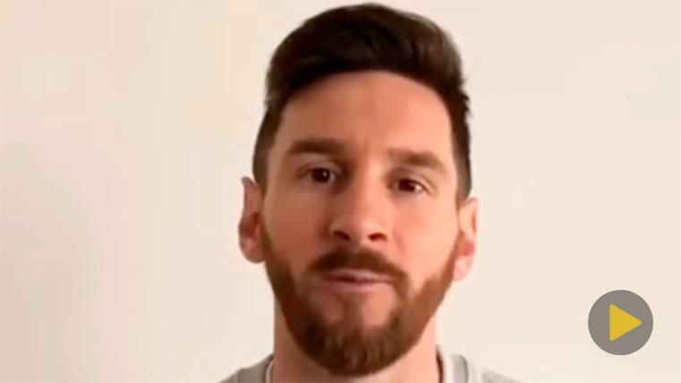 Messi, agradecido por los votos