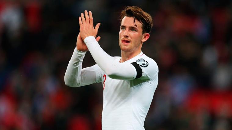 Ben Chilwell in a party of the selection of England