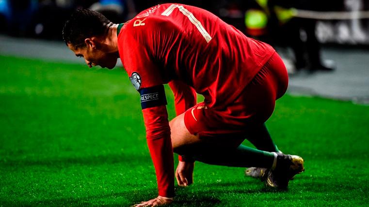 Cristiano Ronaldo se lesionó con Portugal