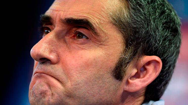 Ernesto Valverde en rueda de prensa