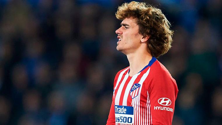 Griezmann se lamenta de una ocasión fallada
