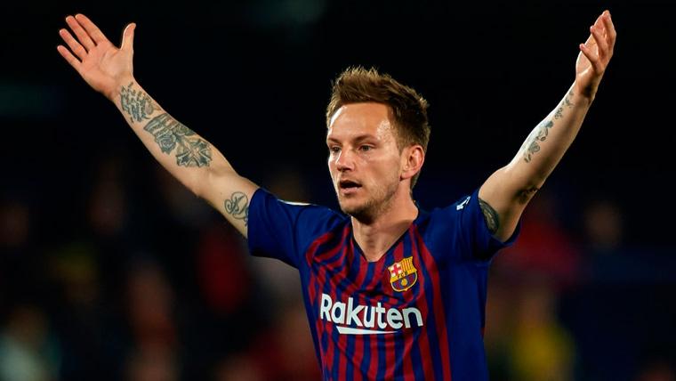 Ivan Rakitic in a party of the FC Barcelona