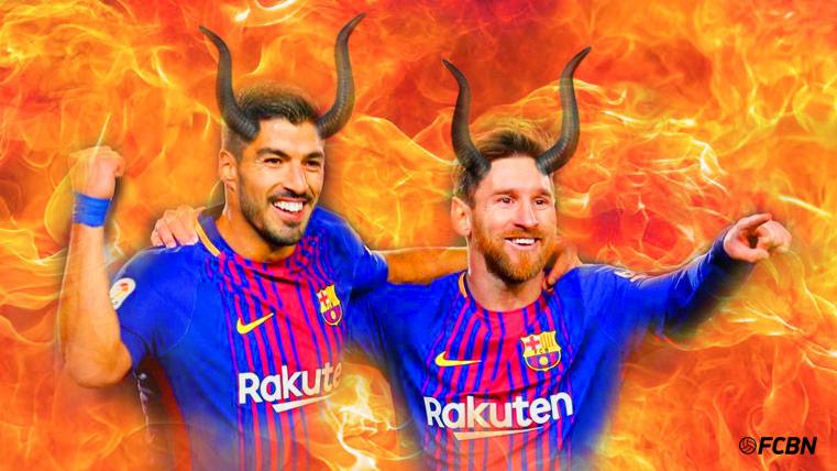 Leo Messi and Luis Suárez want to seed the chaos in the Theatre of the Dreams