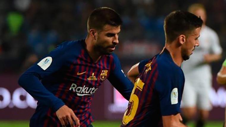 Piqué y Lenglet, el muro del Barcelona