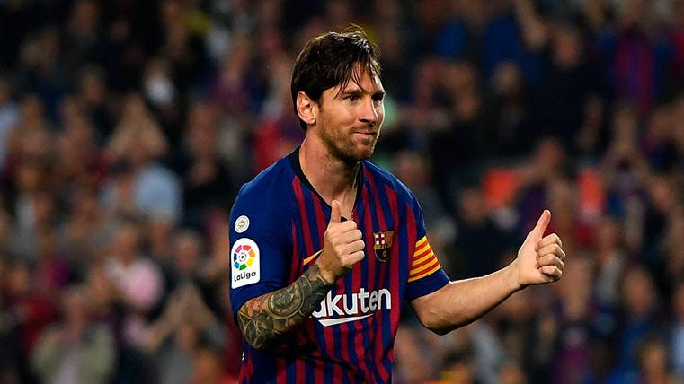 Leo Messi, with numbers demoledores