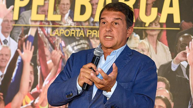 Joan Laporta in an act when it wanted to be president of the Barcelona