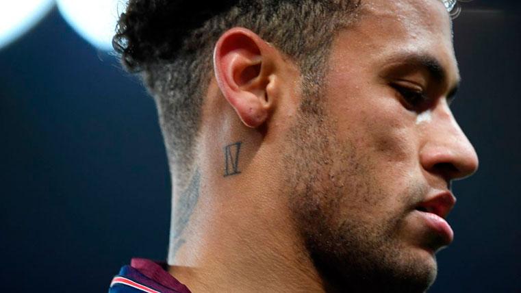 Neymar Marked  a 'rajada' after the Rennes-PSG
