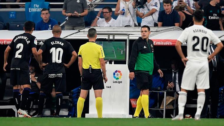 The VAR, leading of LaLiga 2018-19