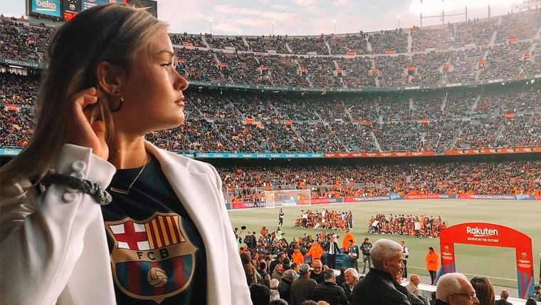 Mikky Kiemeney In the celebration of LaLiga of the Barça | @mikkykiemeney