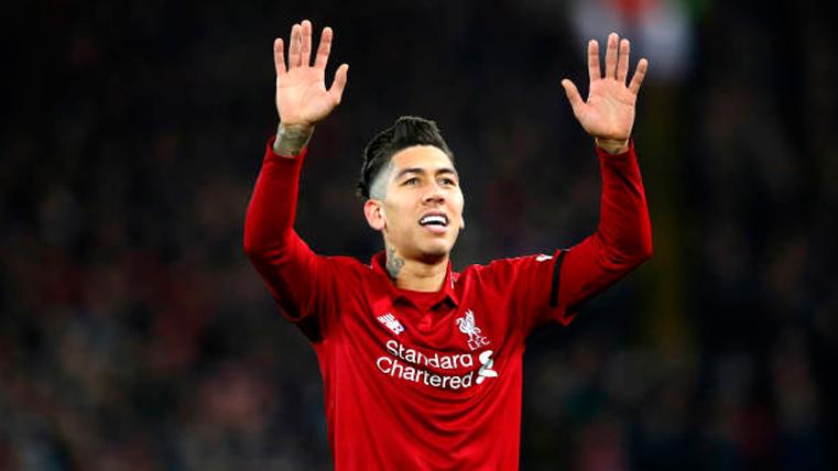 Roberto Firmino, during a party of the Liverpool