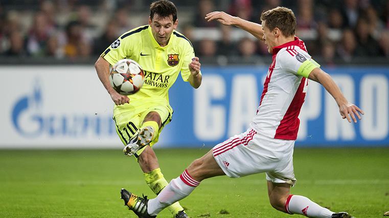 Leo Messi, during a party against the Ajax in an image of archive