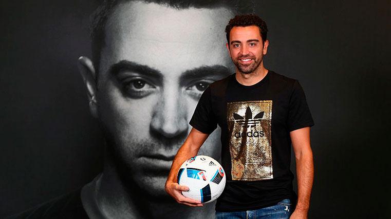 Xavi, in an image of archive