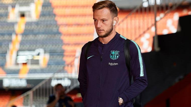Rakitic, in an image of archive