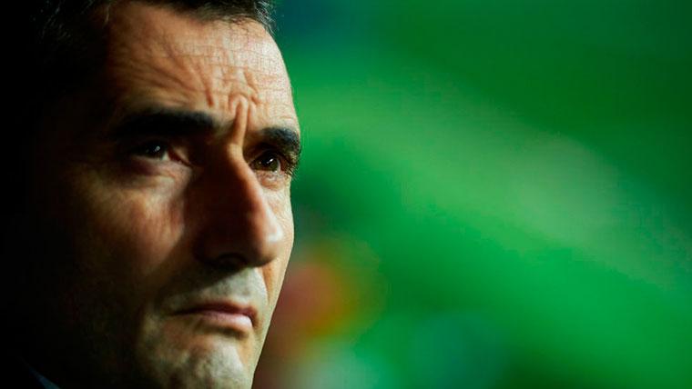 Ernesto Valverde, without luck in the Champions