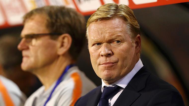 Ronald Koeman, during a party of the selection of Holland