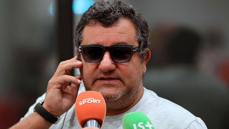 Mino Raiola In an image of archive