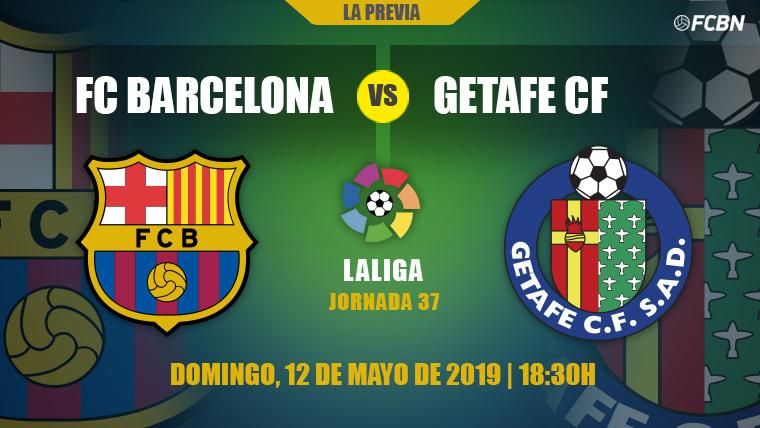 Previous of the FC Barcelona-Getafe of the J37 of LaLiga 2018-19