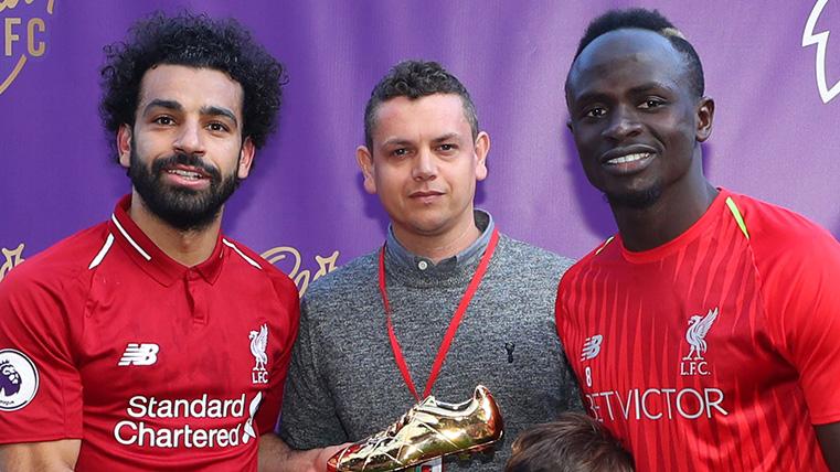 Salah And Mané empataron to goals in the Boot of Gold