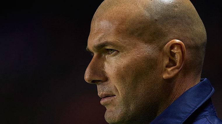 Zinedine Zidane, técnico del Real Madrid