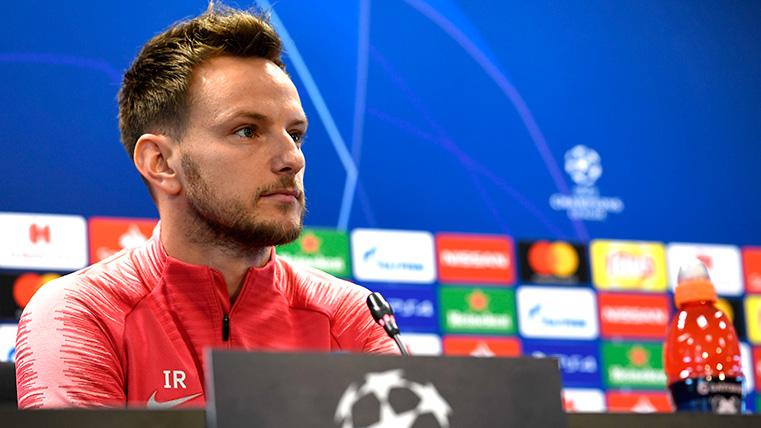 Ivan Rakitic, in a press conference of the FC Barcelona