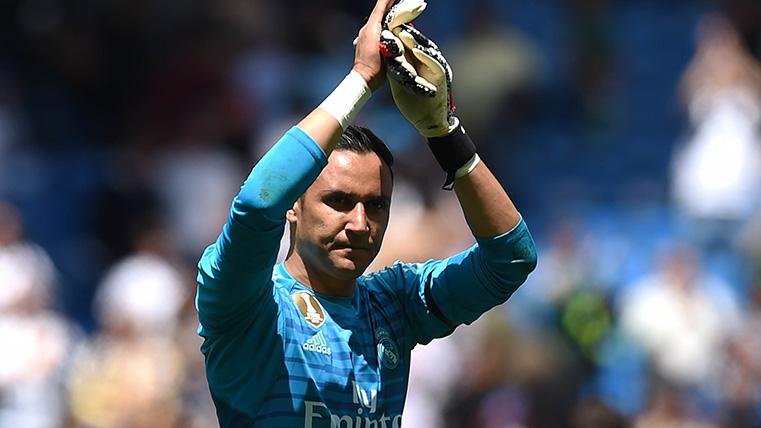Keylor Navas In his farewell of the Madrid