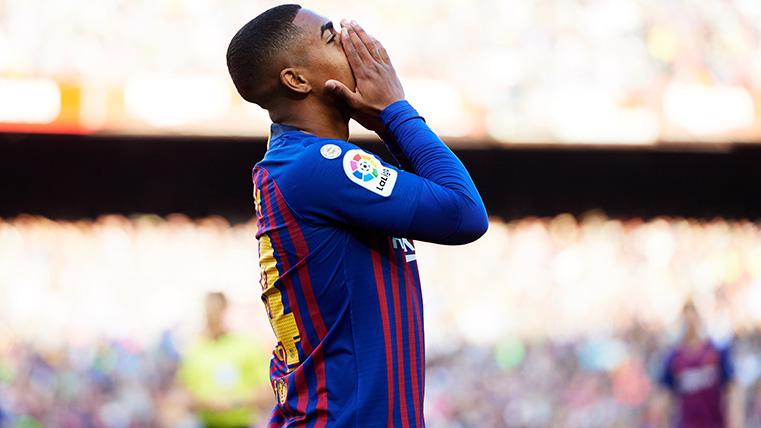 Malcom, regretting after an occasion failed with the FC Barcelona