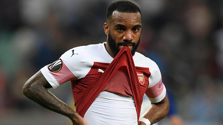 Alexandre Lacazette, after losing the final of the Europe League in front of Chelsea