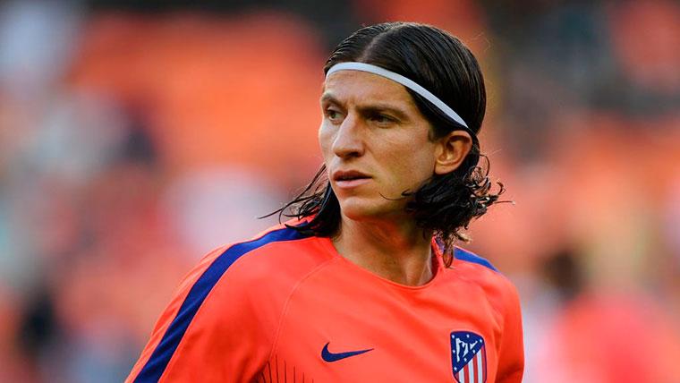 Filipe Luis, player of the Athletic of Madrid