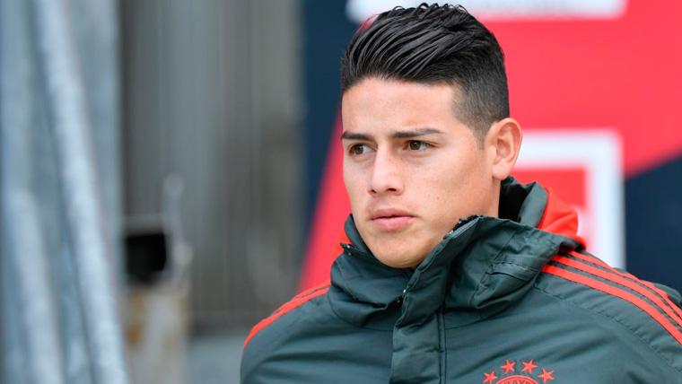 James Rodríguez in a party of the Bayern of Munich