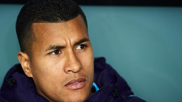 Jeison Murillo in the bench of the FC Barcelona