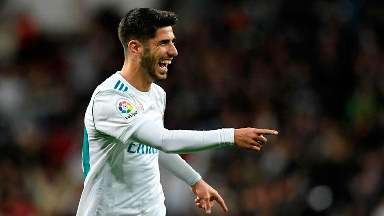 Marco Asensio, durante un partido